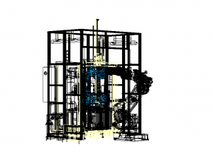 Spot Welding Machine of Crossmember Sub-Assy Model 3D