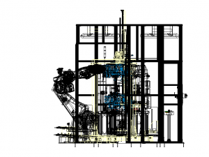 Spot Welding Machine of Crossmember Sub-Assy Model 3D