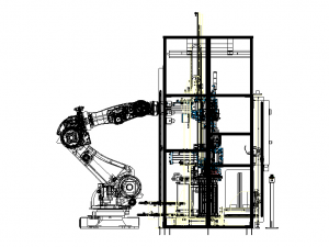 Spot Welding Machine of Crossmember Sub-Assy Model 3D
