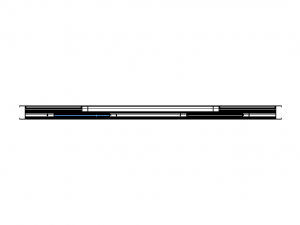 Aluminium Double Sliding Doors Model 3D