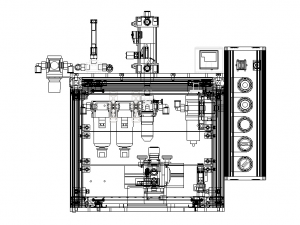 Fitting Leak Test Machine of Brass Truck Fittings Modelo 3D