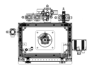 Fitting Leak Test Machine of Brass Truck Fittings 3D Model