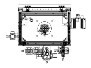 Fitting Leak Test Machine of Brass Truck Fittings 3D Model