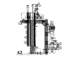 Fitting Leak Test Machine of Brass Truck Fittings 3D Model