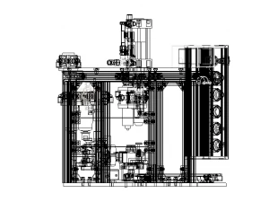 Fitting Leak Test Machine of Brass Truck Fittings 3D Model