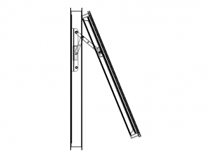 Casement Window- Top Hung Modelo 3D