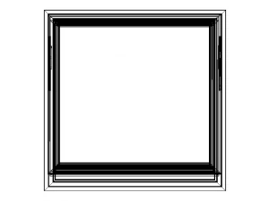 Casement Window- Top Hung 3D Model