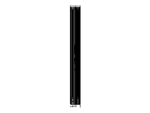 Aluminium Sliding Window 4 Panels 3D Model