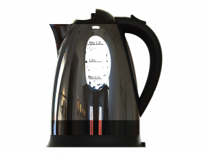 1L Silver Electric Kettle Modelo 3D