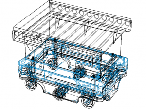 MIR200 Roller Conveyor Top Module 3D 모델