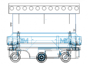 MIR200 Roller Conveyor Top Module 3D 모델
