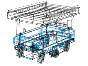 MIR200 Roller Conveyor Top Module 3D 모델