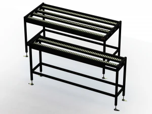 휠 컨베이어 3D 모델