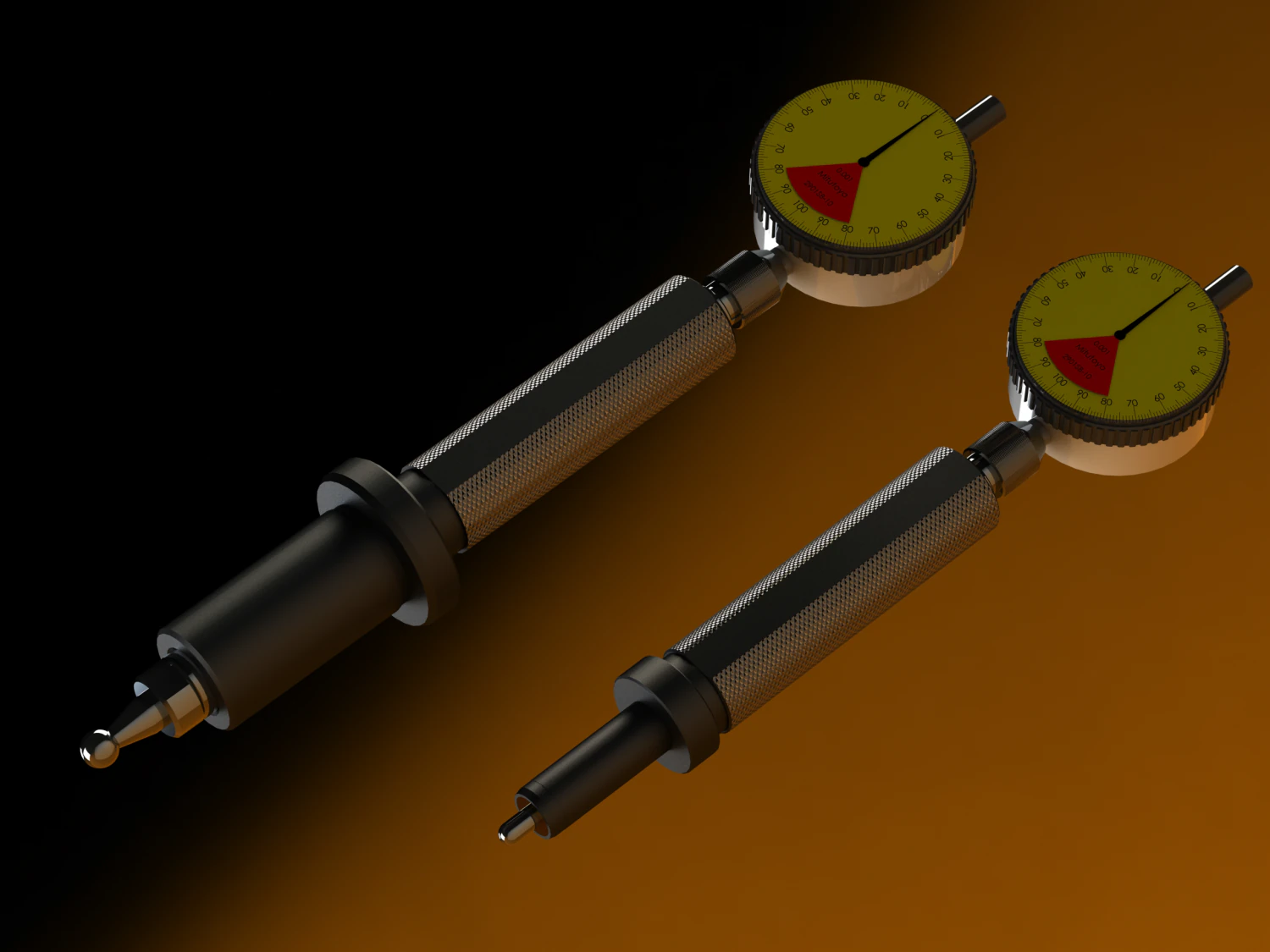Hole Depth Gauge 3D Model .c4d .max .obj .3ds .fbx .stl .blend 