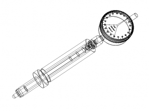 Hole Depth Gauge Model 3D