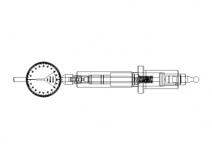 Hole Depth Gauge Model 3D