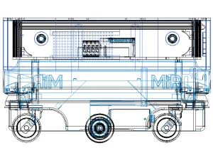 Platforma kombajnu MIR200 Model 3D
