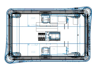 Platforma kombajnu MIR200 Model 3D