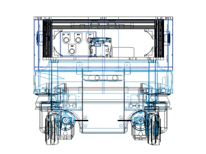 Platforma kombajnu MIR200 Model 3D