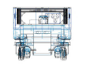 Platforma kombajnu MIR200 Model 3D