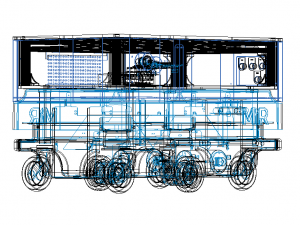 MIR200 Combine Platform Modello 3D
