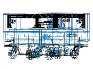 MIR200 Combine Platform Modello 3D