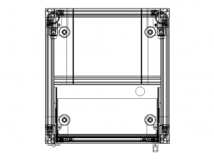 Aluminum Enclosed Workstation WL56 3D Model