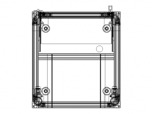 Aluminum Enclosed Workstation WL56 3D Model