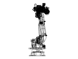 NACHI Spot Welding Robot SRA100H 3D Model