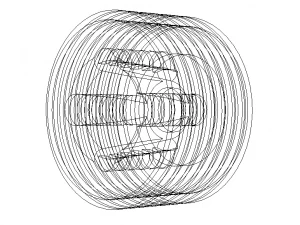 Aluminium Engine Heat Sink for RC Cars 3D Model
