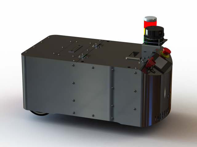 Automated Guided Vehicle CAP20 3D Model .c4d .max .obj .3ds .fbx .stl .blend 