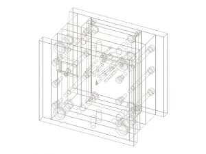 Standard Plastic Mold Base Sets 3D Model