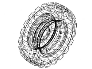 Transport Wheel 3D Model