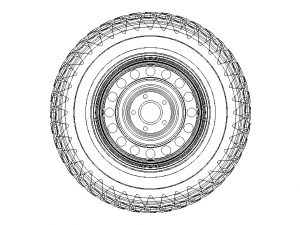 Transport Wheel 3D Model