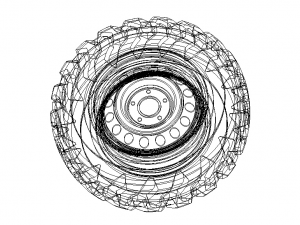 Transport Wheel 3D Model