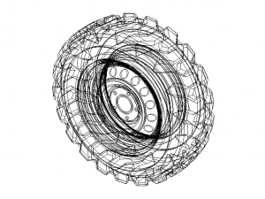 Transport Wheel 3D Model