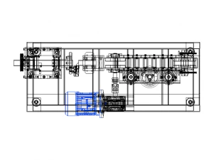 Spiral Wrap Cable Feeding and Cutting Machine 3D Model