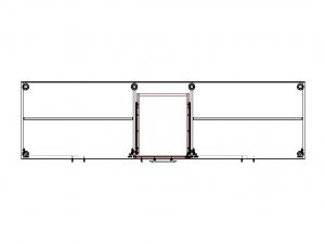 Clear Modular Wardrobe 2 m 3D Model