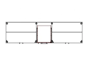 Clear Modular Wardrobe 2 m 3D Model