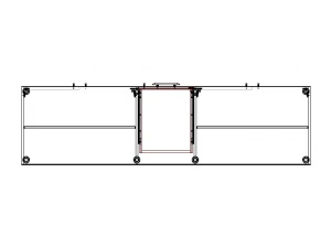 Clear Modular Wardrobe 2 m 3D Model