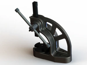 Manual Arbor Press 05 Ton Pressure 3D Model