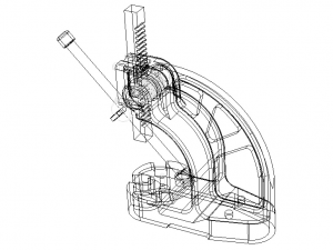 Manual Arbor Press 05 Ton Pressure 3D-Modell