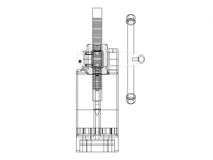 Manual Arbor Press 05 Ton Pressure 3D-Modell