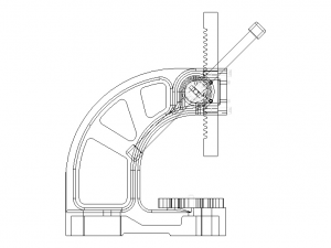 Manual Arbor Press 05 Ton Pressure 3D-Modell
