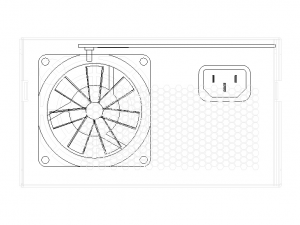 PC Power Supply Case 3D Model