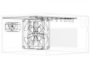 PC Power Supply Case 3D Model