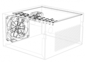 PC Power Supply Case 3D Model