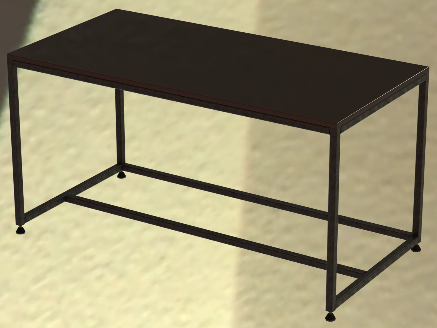 Standard Industrial Workstation 3D Model .c4d .max .obj .3ds .fbx .stl .blend