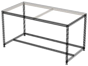 Standard Industrial Workstation 3D Model