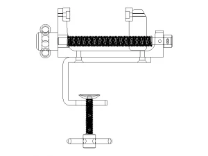 Centre Clamping Devices 3D Model